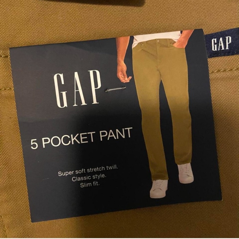GAP 5 Pocket Pants in khaki - Picture 3 of 4